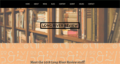 Desktop Screenshot of longriverreview.com